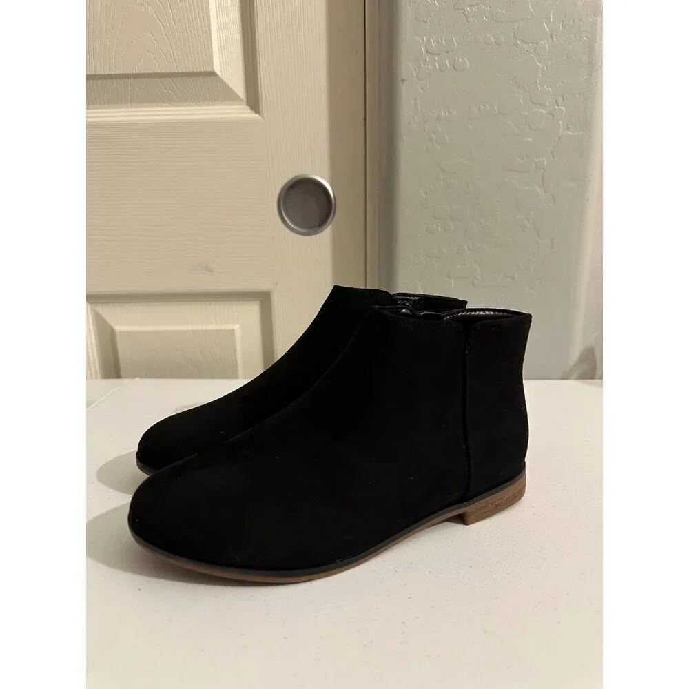 Cat & Jack Toddler Penelope Faux Suede Ankle Boots size 9 NWT